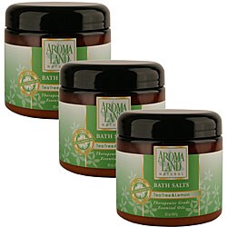 Aromaland Tea Tree and Lemon 20-ounce Bath Salt (Pack of 3)
