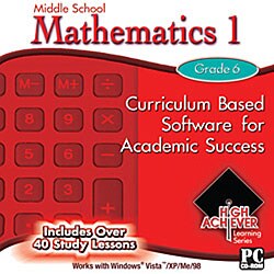 High Achiever Middle School Mathematics 1 Educational Software