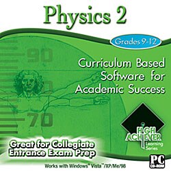High Achiever Physics 2 Educational Software