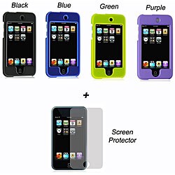 Touch 2 Rubberized Hard Case with Screen Protector