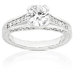 14k Gold 1 1/3ct TDW Round Diamond Ring (G-H, SI)