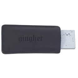 Knife Edge Scissors Sharpening Stone with Leather Sheath