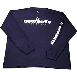 Dallas Cowboy Navy Blue Long-sleeve T-shirt