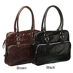 Latico Basics Square Leather Tote