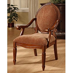 Oval-tip Burnt Paisley Arm Chair