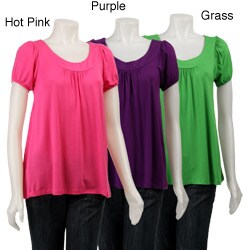 Ninety Women's Puff-sleeve Top