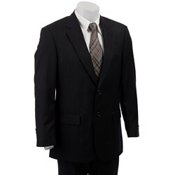 Haspel Men's Navy Pinstripe Wool 2-button Suit