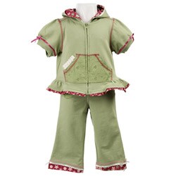 Kids Headquarters Girl's Hoodie and Pant Set