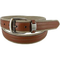 Mezlan Men's Brown Leather Belt