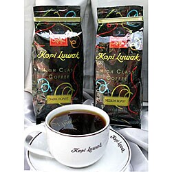 Kopi Luwak Whole Bean Coffee Bags (Pack of 2)