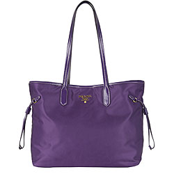Prada 'Tessuto Vernice' Tote Bag