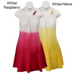 FINAL SALE Hype Girl's Ombre Dress with Scoop Neck
