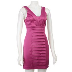Kensie Women's Pleated Sheath Dress
