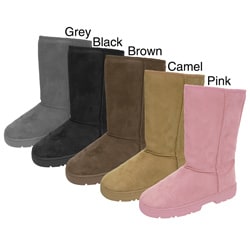 Adi Designs Women's Lug Sole Microsuede Boots
