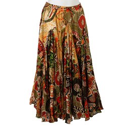 Grace Elements Women's Retro Printed Maxi Skirt