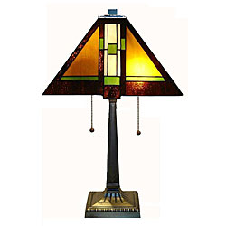 Tiffany-style Mission Table Lamp