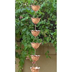 Lotus Copper Rain Chain