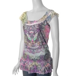 Rocker Girl Junior's Cap Sleeve Sublimation Top