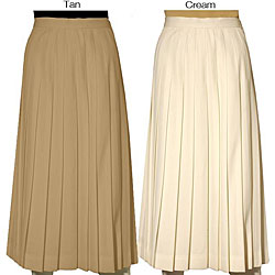 Austin Reed Petite Women's Wool Pleated Long Skirt