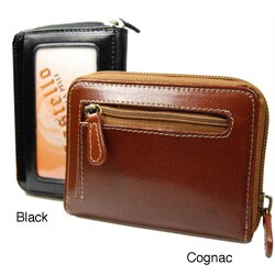 Colombo Zip Accordion Card Holder with ID Window