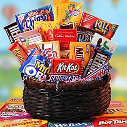 Candy Explosion Gift Basket