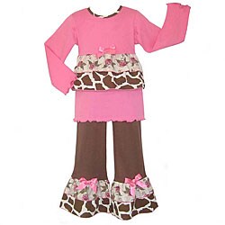 Annloren Girl's Trendy Giraffe 2-piece Set