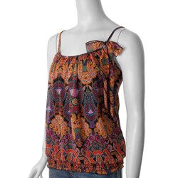 Belle du Jour Junior's Spaghetti Strap Banded Top