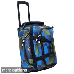 CalPak YDF021 Champ Solid 21-inch Carry On Rolling Upright Duffel Bag