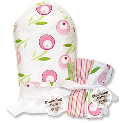 Trend Lab Blooming Baby 'Tulip' Hooded Towel and Wash Cloth Set