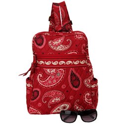 Vera Bradley Mesa Red Backpack