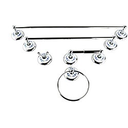 Moen White Porcelain 5-piece Bath Accessory Set
