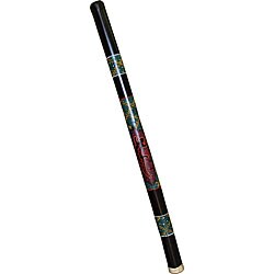 Handmade Black Bamboo Didgeridoo Musical Instrument (Indonesia)