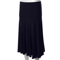 Adi Designs Women's Navy Flowing Skirt