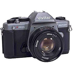 Vivitar V3800N 35mm SLR Camera with 50mm Lens