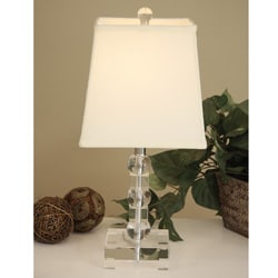Crystal Square Table Lamp 