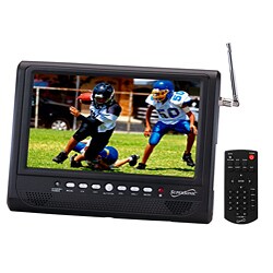 Supersonic SC-196D 7-inch Digital Portable LCD TV