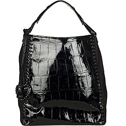 Christian Dior Large Patent Leather Hobo-style Bag