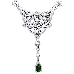 CGC Sterling Silver Celtic Luck Knot Necklace