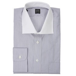 Ike Behar Men's Cutaway Collar Dress Shirt
