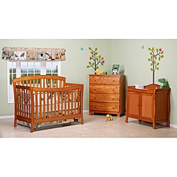 DaVinci Rivington 4-in-1 Crib with Toddler Rail in Oak
