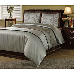 Impact Blue 3-piece Duvet Cover Set