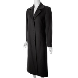 Jonathan Michael by Adi Women's Full-length Black Wool Coat