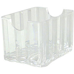 Traex Clear Plastic Sugar Caddy (Pack of 12)