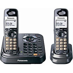 Panasonic KX-TG9342T DECT 6.0 Expandable Digital Cordless Phone w/ 2 Handsets (Refurbished)