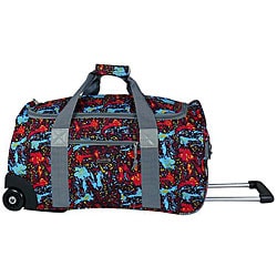 J World 'Tamarak' 22-inch Carry On Rolling Upright Duffel Bag