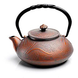 Rosseto Cast Iron 18.6-oz Gold Grey Teapots (Pack of 6)