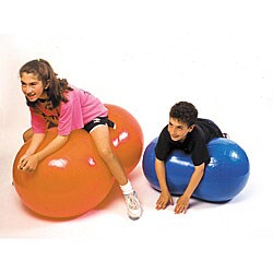 Cando Inflatable 16-inch Yellow Exercise Saddle Roll