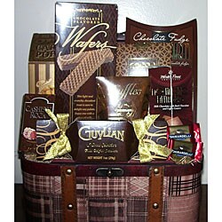 Chocolate Trunk Food Gift Basket