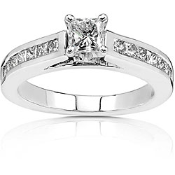 14k Gold 1ct TDW Princess Diamond Engagement Ring (H-I, I1-I2)