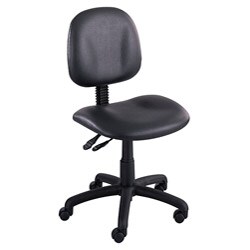 Safco Black Vinyl Cava Task Chair